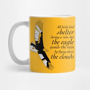 eagle avoid rain Mug